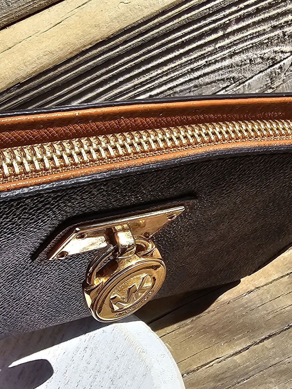 Michael Kors Brown Leather Wallet - Picture 2 of 7